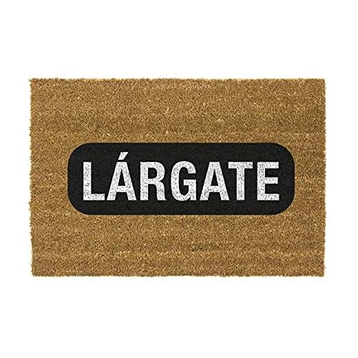 TIENDA EURASIA - Felpudos Entrada Casa Originales y Divertidos (Largate)