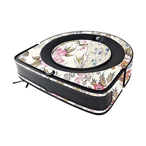 Image of MightySkins Glossy Glitter Skin Compatible with iRobot Roomba s9 Vacuum - Floral Design | High-Gloss Glitter Finish | Easy to Apply and Change Styles | Made in The USA