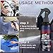 2Pcs Multi-Functional Car Coating Spray,3 in 1 Ceramic Polish and Hydrophobic,2025 Protection Quick Coating Spray,Waterless Car Wash,Nanotechnology