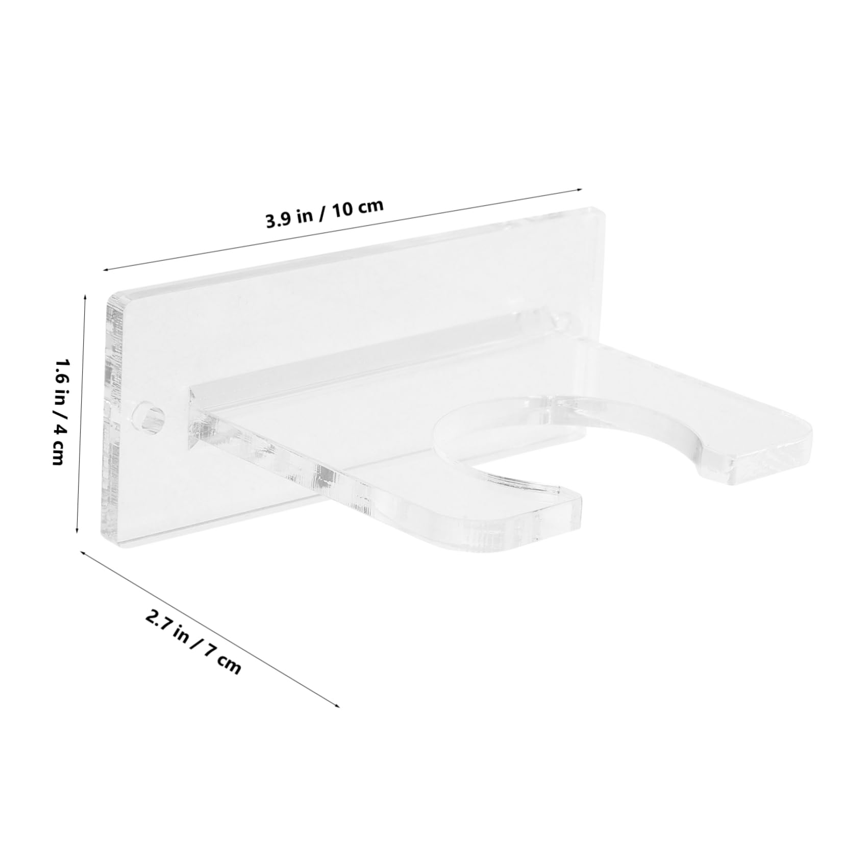 HANABASS Bat Holder Baseball Display Stand Wall Mount Rack Acrylic Baseball Bat Storage