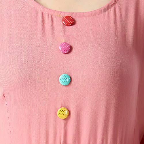 Image of DHRUVI TRENDZ Women Rayon Anarkali Kurta