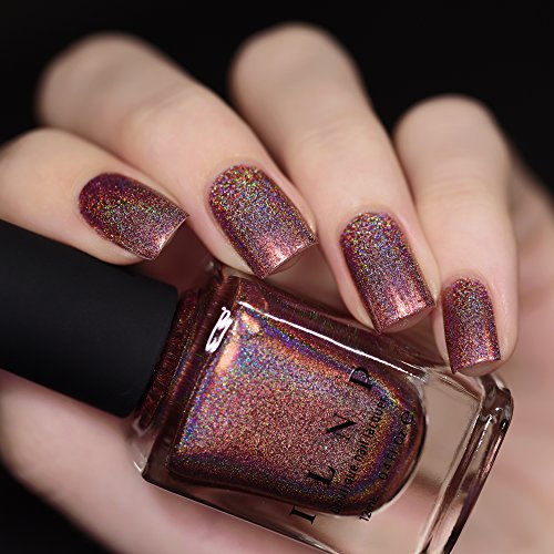 Image of ILNP Dinner Party - Alluring Marsala Ultra Holographic Nail Polish