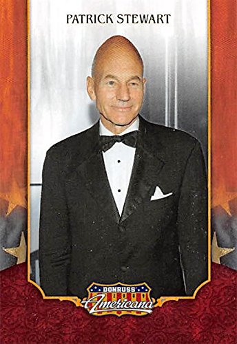 Patrick Stewart trading card (Captain Picard, Star Trek) 2009 Donruss Americana #2