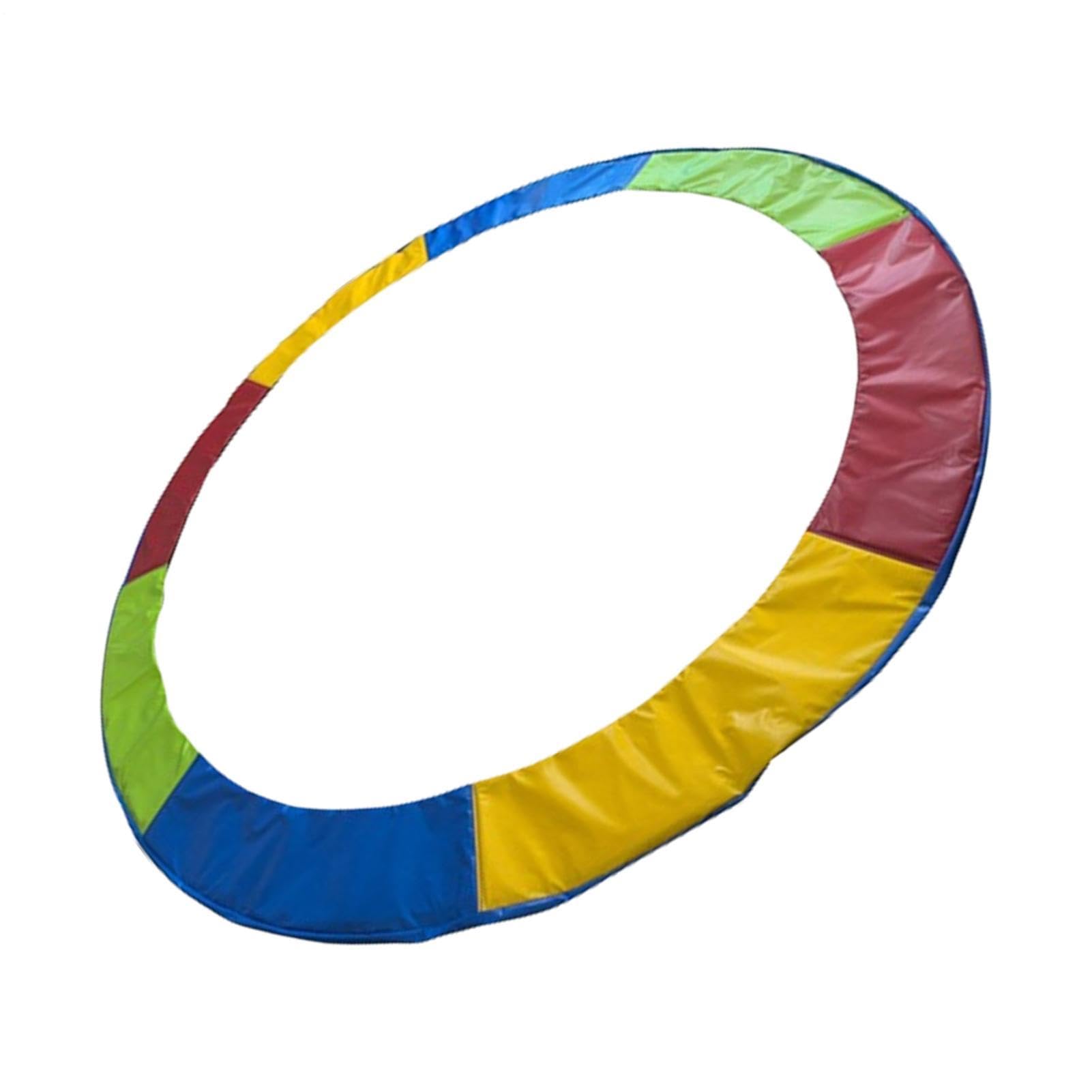Funda de repuesto para trampolín | Alfombra colorida para saltar | Protección para trampolín | patio gimnasio juegos jardín exterior ejercicio fitness y entrenamiento