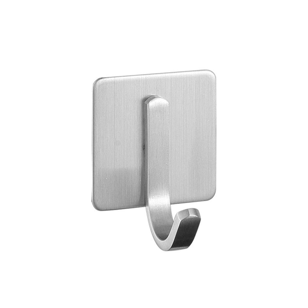 DXTFDHB Self Adhesive Sticky Hooks, Heavy Duty Hook, Stick on Hooks for Hanging Bathroom Kitchen Office Waterproof 304 Stainless Steel(8 pack)