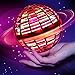 Produktbild Flying Ball Toys, Hover Boomerang Ball, Mini Drone Toy with Built-in RGB Dynamic Lights Spinner, 360° Rotating Globe Shape Magic Controller Outdoor Indoor Gift for Boys Girls Adults(Red)