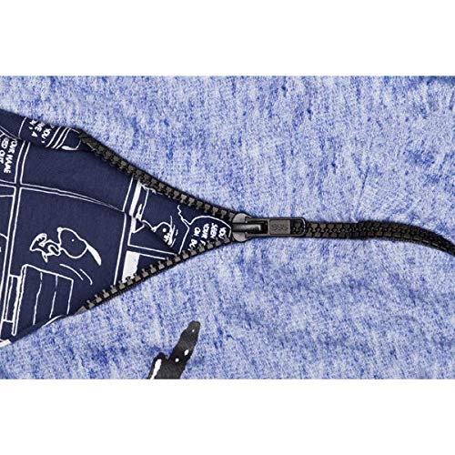 Bolsa Sling Zooz Pets Snoopy Jumping Azul Royal