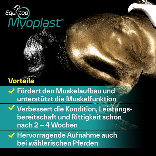 EQUITOP Myoplast Muskelaufbau Granulat für Pferde 1,5 kg