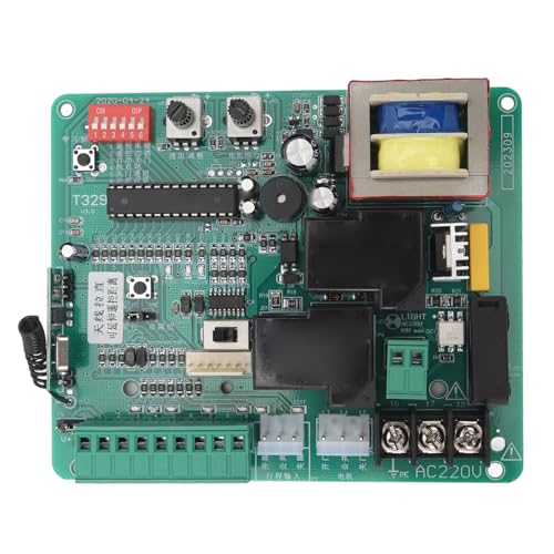 Circuit Control Board for Sliding Gate Opener Universal Electronic Main Replacement PCB Circuit Control Board with LED