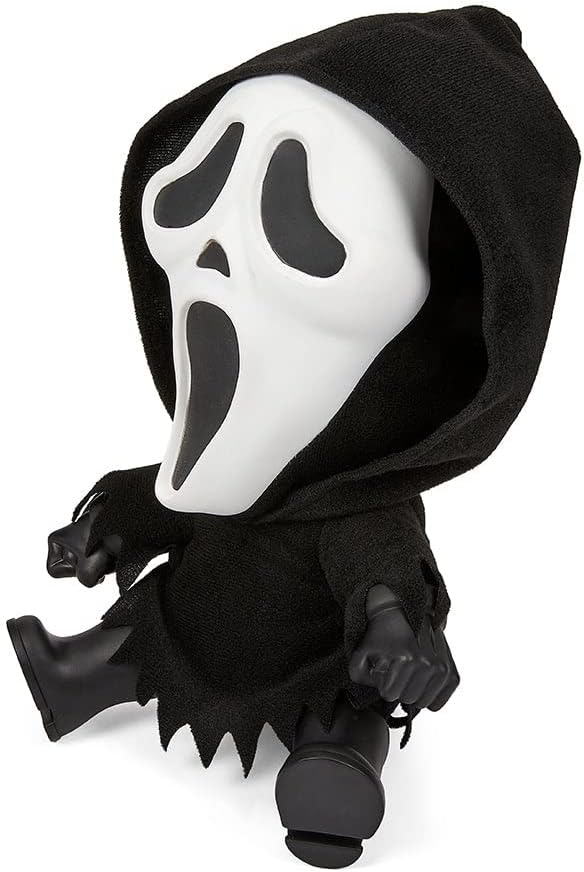 Kidrobot Ghost Face Glow in The Dark 8 Inch Roto Phunny Plush