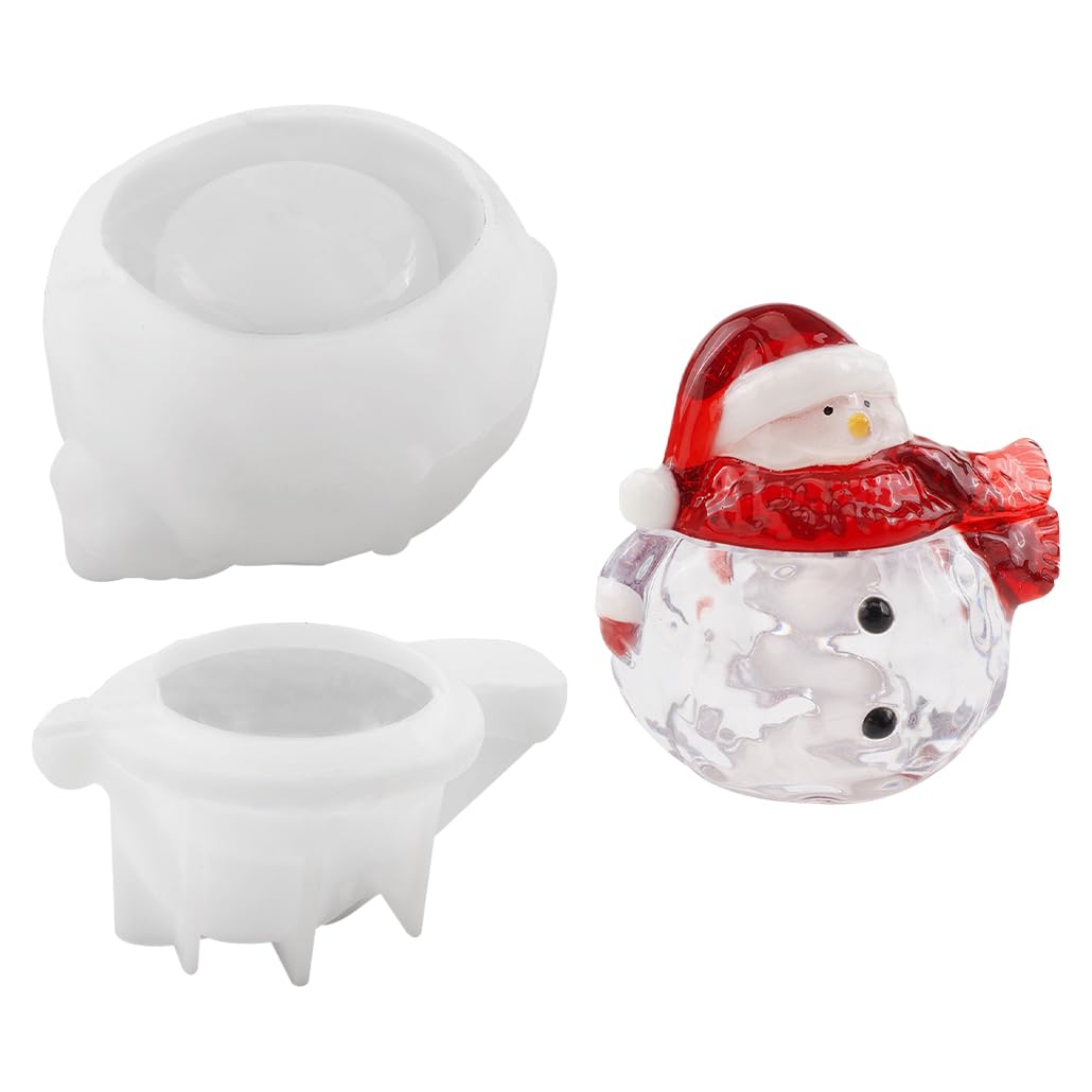 Amazon.co.jp: Voyyphixa クリスマス シリコンモールド スノーマン
