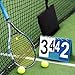 Sonwyoung 1 Pack Over Net Tennis Score Keeper Flip Scoreboards Portable for Volleyball Basketball Coaching Tennis Outdoor (Large Numbers 0-7,Small Numbers 0-5,Blue)