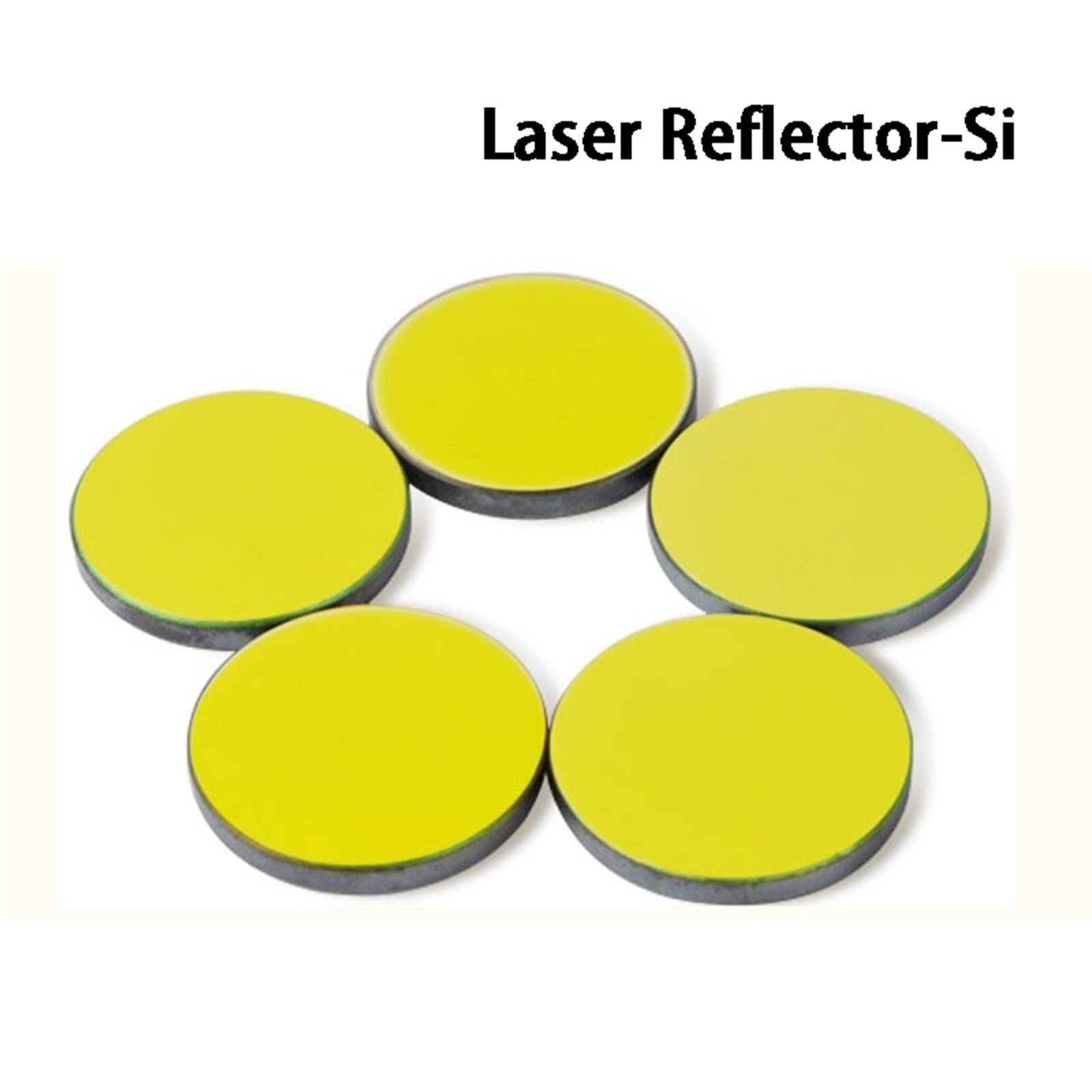 3Pcs CO2 Laser Lens SI Reflect Mirror Diameter 19.05 20 25 30 38.1mm Thickness 3mm for Laser Cutting Engraving Machine(19.05mm)