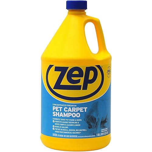ZEP INC Carpet Shampoo, clear, 128 fl oz (Pack of 1)