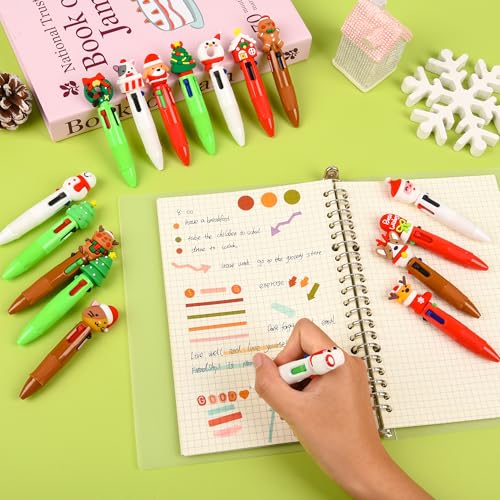 LiYiQ 100 bolígrafos 4 en 1 multicolor para niños miniatura 4