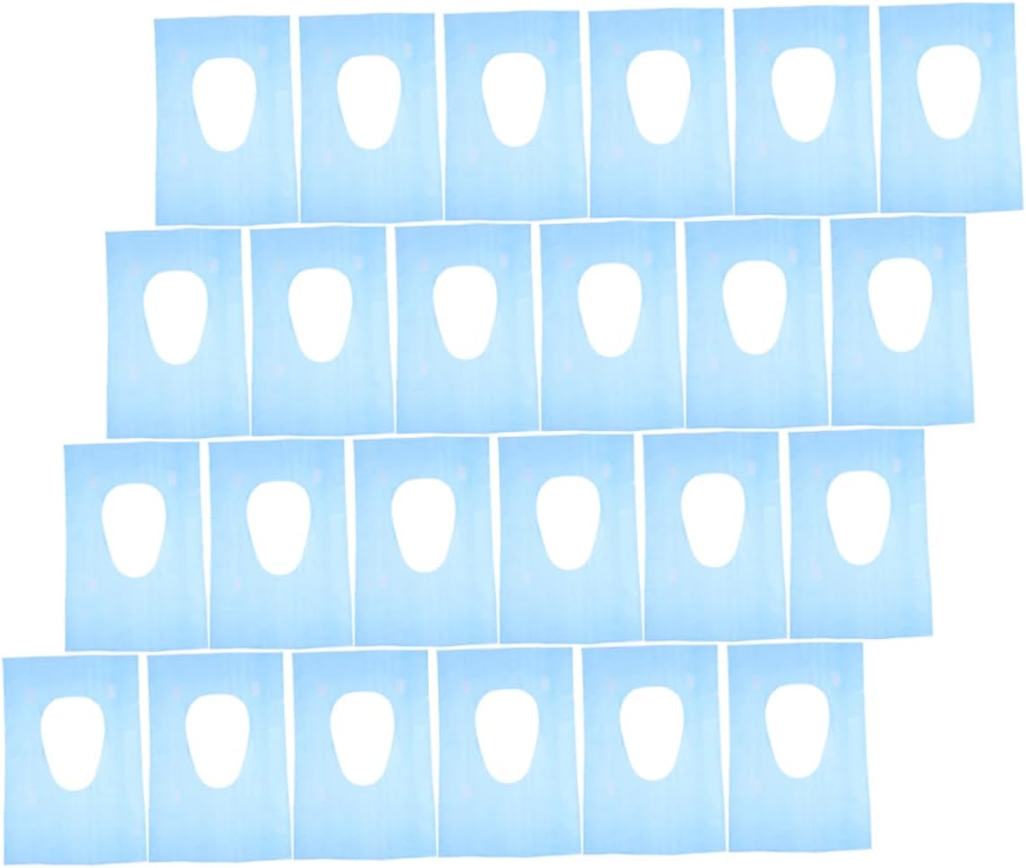 30pcs Disposable Toilet Seat Covers Travel Toilet Pads for Cleanliness Airports Hotels Hospitals Portable Convenient Bathroom