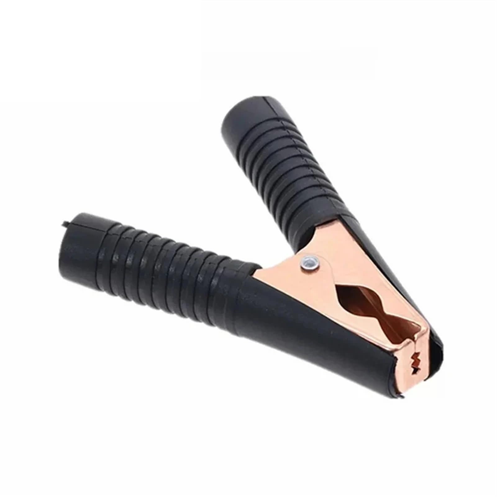 Crocodile Clips 2PCS 30A 50A 100A Car Alligator Clips Battery Clamps Crocodile Clip Red Black Positive Negative 70MM 80MM 90MM Length(2PCS 100A Black)