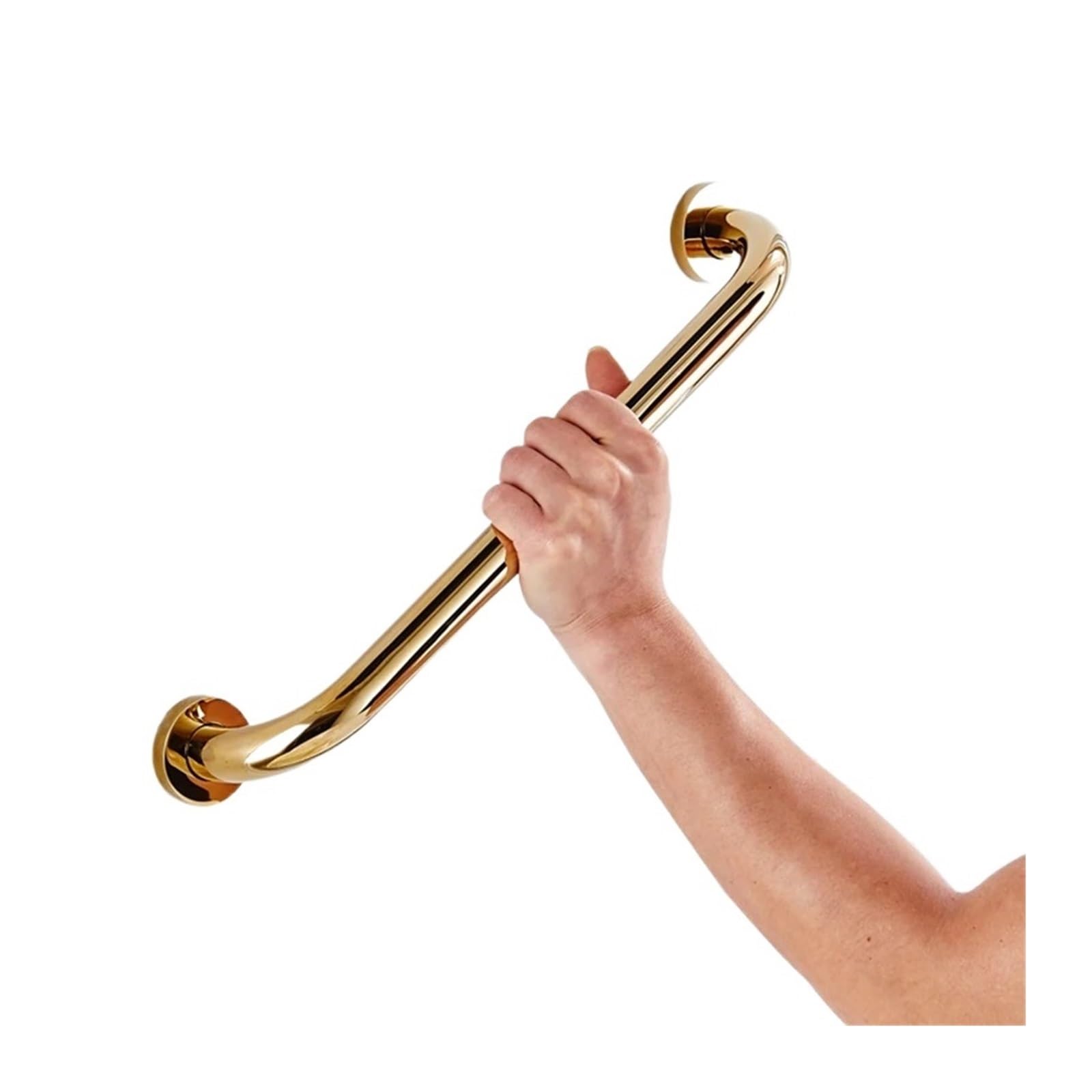 Djskldf Women's Gold Bathroom Grab Rails 30/40/50Cm Bathroom Tub Toilet Handrail Grab Bar Shower Safety Support Handle Towel Rack(50Cm)