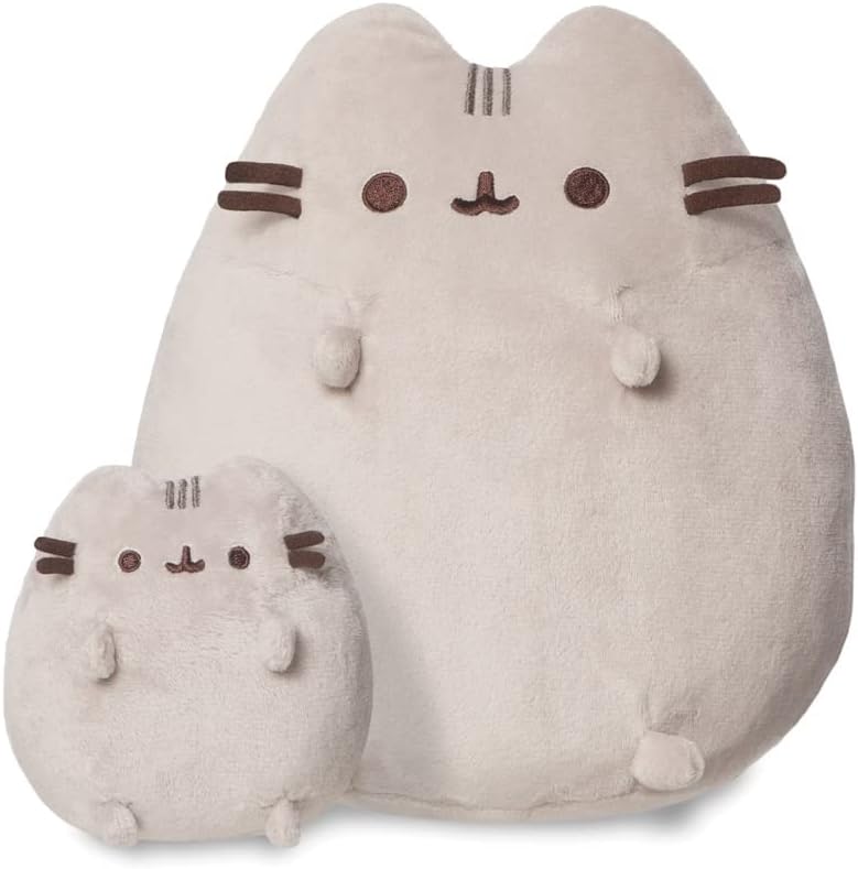 Aurora Sitting Pusheen Small, Official Merchandise, 5In, Soft Toy, Grey
