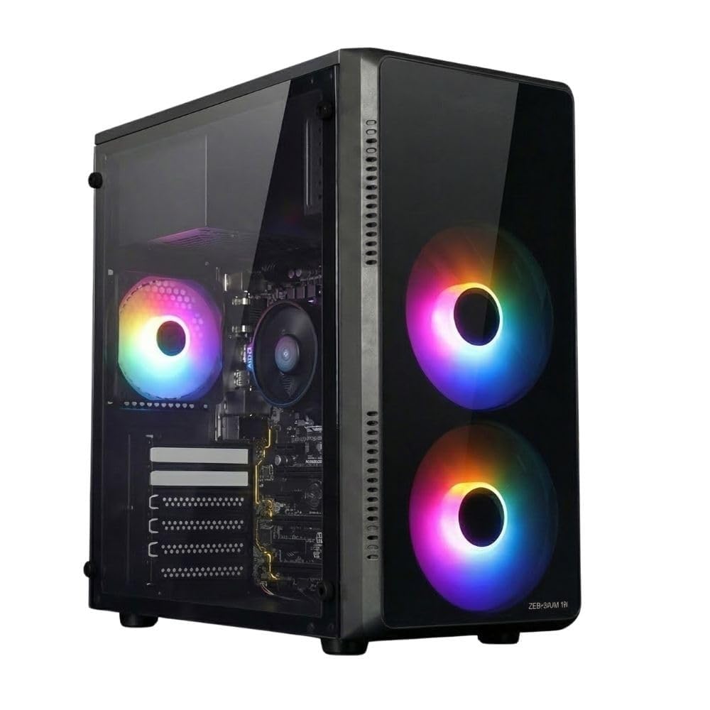 Core i5 4th Gen Desktop Computer | 8GB RAM + 128GB SSD | Dual Display HDMI & VGA | WiFi | RGB 3 Fan Cabinet | Windows 11 + MS Office | 1 Year Warranty | Ready PC for Office, Home & Study (Assembled)-image-12