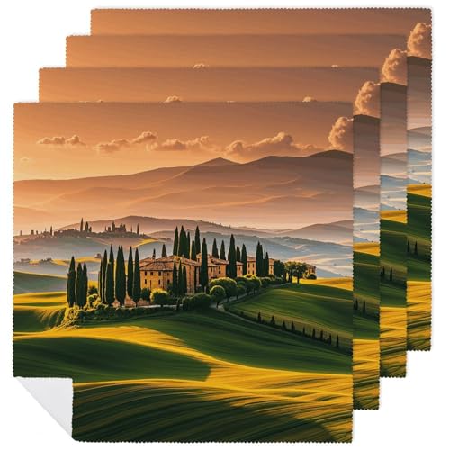 Servilletas de Tela Tuscan Italy Paquete 4 piezas miniatura 1