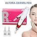 Produktbild Derma Pen, einstellbar 0,25-2,0 mm Bajonett-Typ mit 2 Stück Patronen, für Gesicht und Körper, Rot