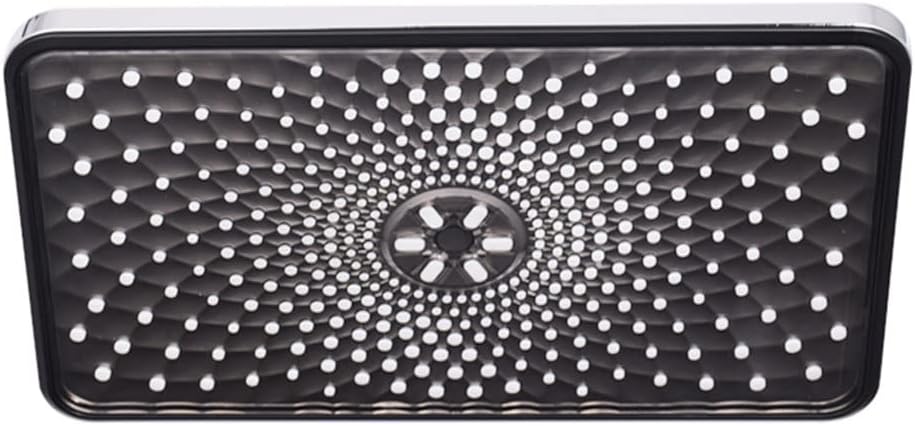 Large Ceiling Shower Black Square Rain Bath And Rainfall Top Showerhead Waterfall Bathroom Accessory(E) image 4