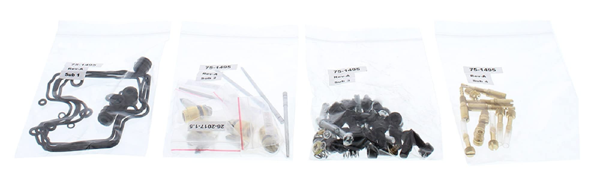 All Balls Racing Carburetor Rebuild Kit 26-1642 Compatible With/Replacement For Yamaha XVZ13 Royal Star 2000-2013