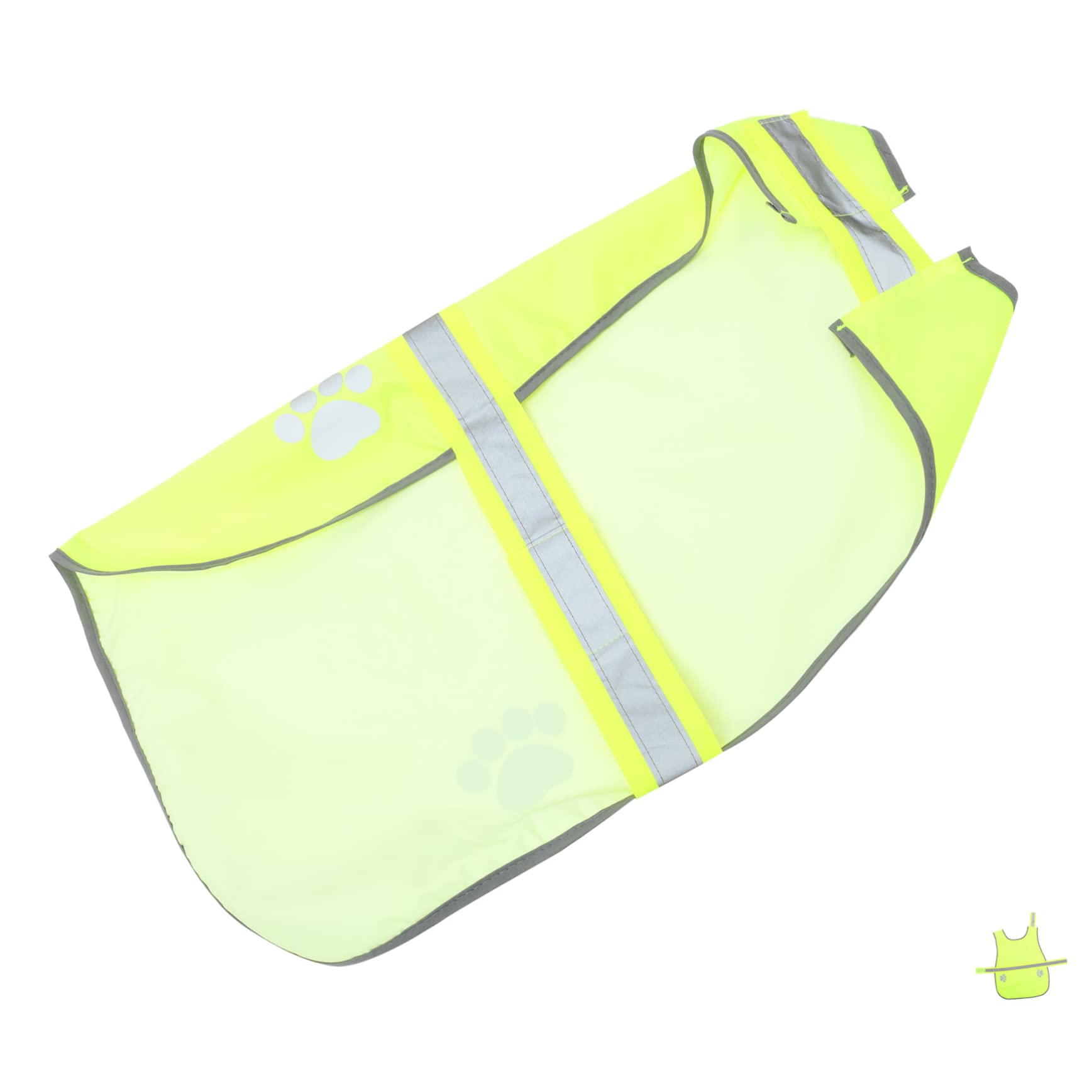 BESPORTBLE 4-teilige Verstellbare Fluoreszierende Hundeweste Reflektierende Weste Für Haustiere Für Im Freien Wandern Und Bei Nacht