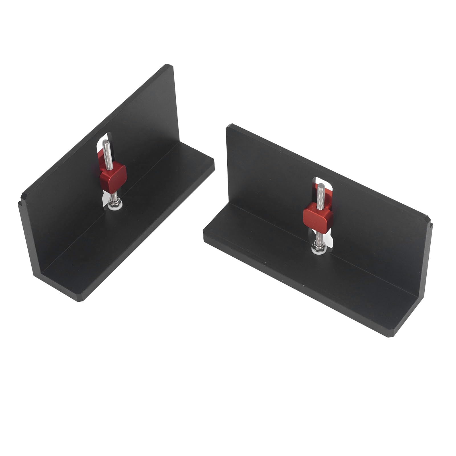 Morsetto a coda di rondine ad angolo retto, 2 pezzi Morsetto ad angolo retto in lega di alluminio Morsetto scanalato ad angolo retto Utensili manuali per la lavorazione del legno per cornici, morset