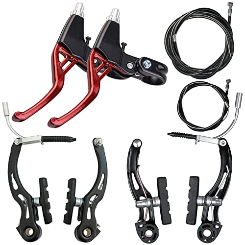 Lomodo 6 Pieces Bicycle Brake Accessories Including 2 Pack Aluminium Alloy Brake Levers (2.2 cm in...