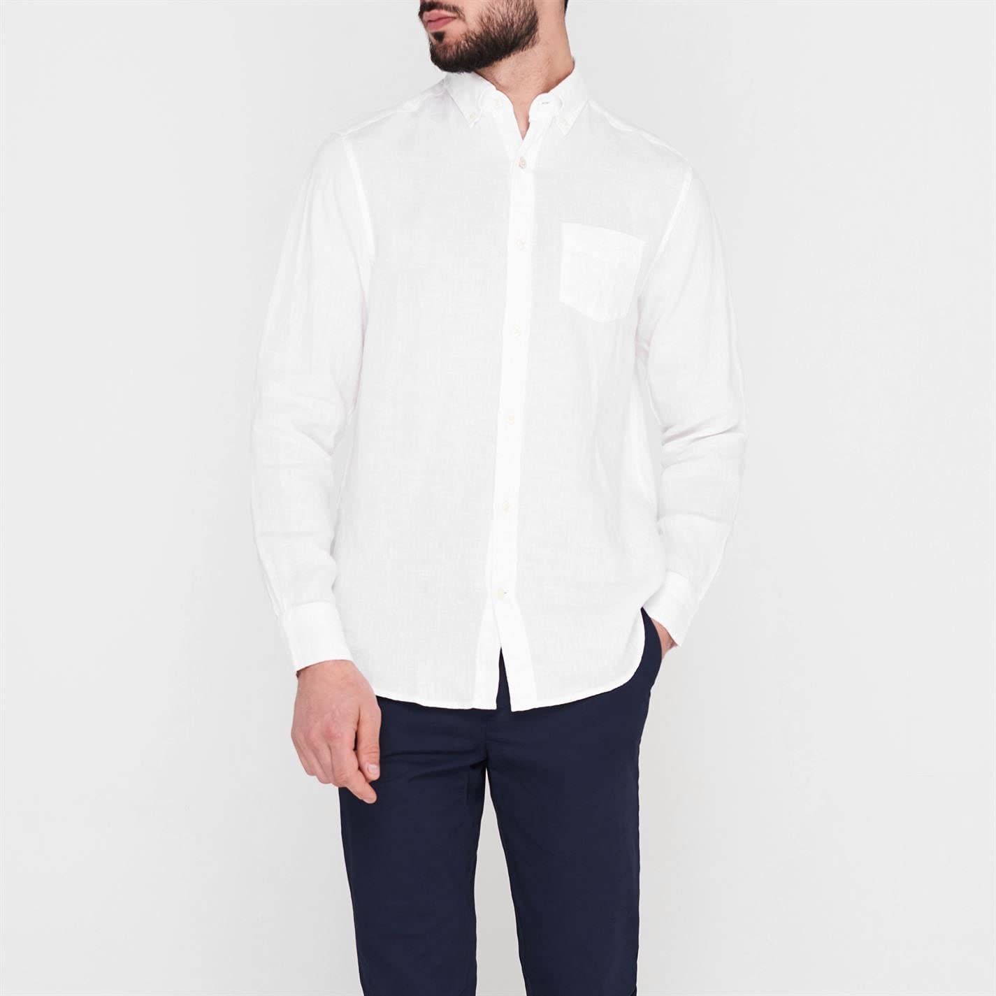 GANT D2.reg Linen Shirt BD Camisa Hombre (Pack de 1)