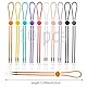 AWAVM10 Verstellbare Farbe Schnalle Elastische Maskenbänder, Doppelter Haken Anti Verlust Feste Maske Lanyards, Wiederverwendbar, Masken, Hüte, Zertifikate, Gläser