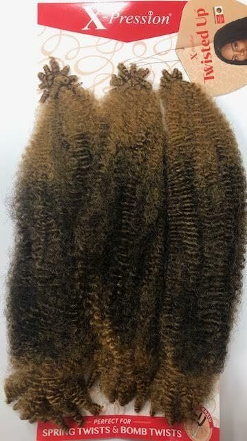 OUTRE EXPRESSION SPRINGY AFRO TWIST 2T1B/27