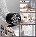 Aydomer 6 Inch Inline Duct Fan, with Switch Low Noise High Air Flow Extractor Fan Metal Exhaust Fan with Bracket and Mesh for Basement, Garage, Attic, Kitchen(Black)