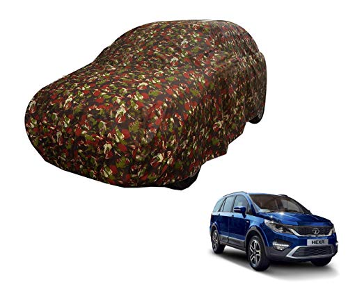 Image of Auto Hub Car Cover Compatible with Tata Hexa with Weather Proof, Triple Stitched, Hexa Car Cover Jungle Look