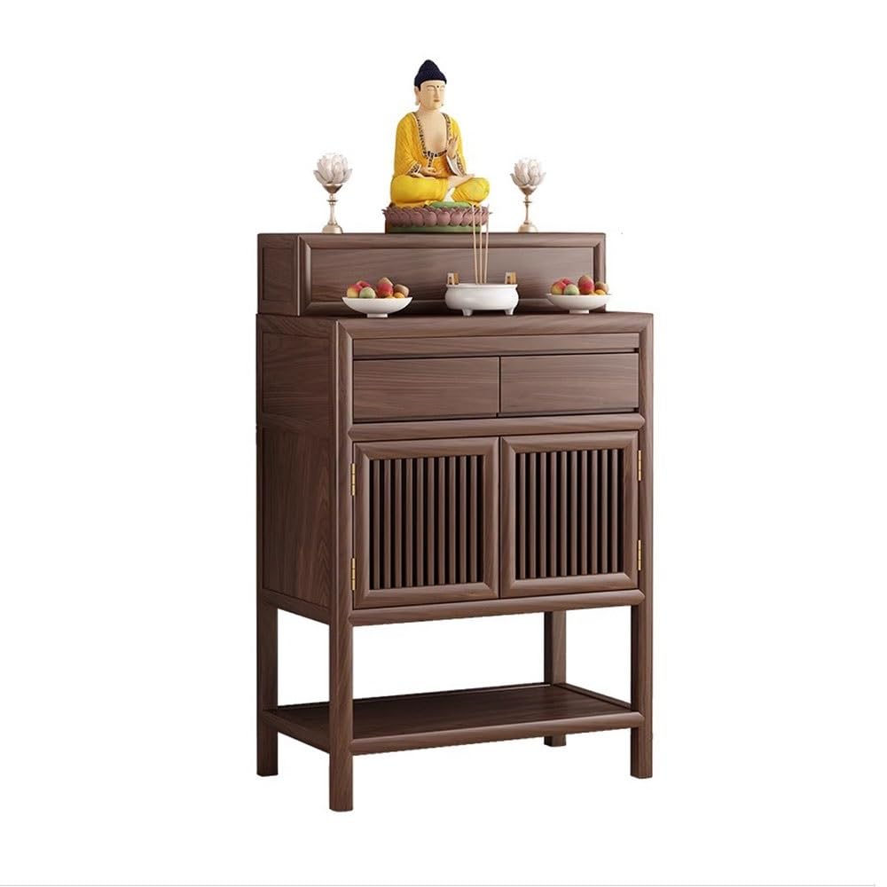 RUNZE765Z Cabinet New Chinese Style High Low Incense Offering Table