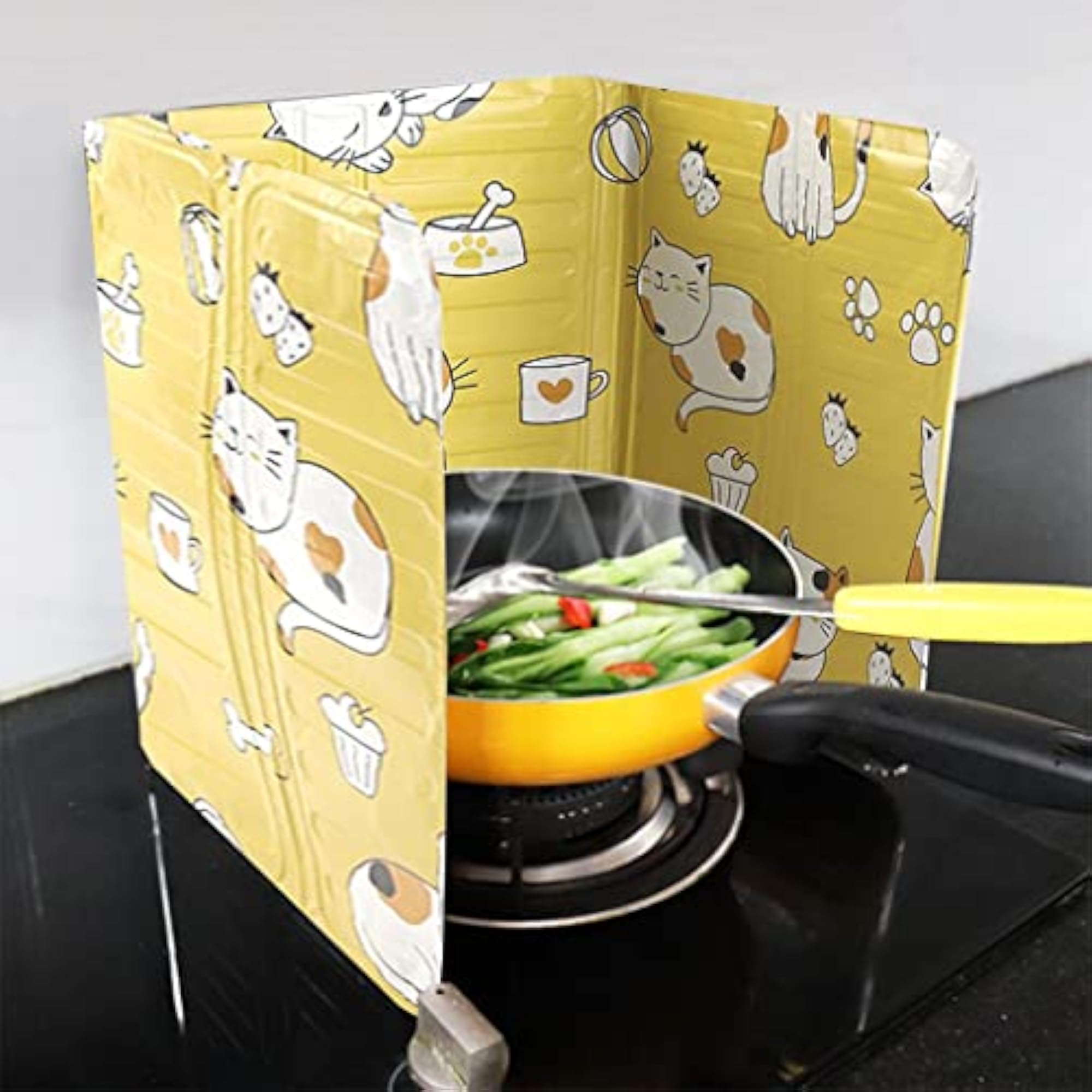 Aluminium Plate Oil Splash Guard Kitchen Tool