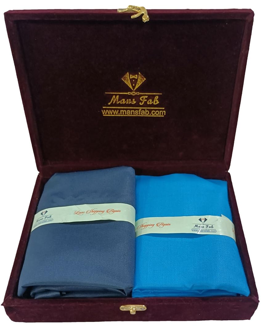 Premium Linen Gift Set, Fabric Collection with Luxury Box, 2-Piece Unstitched-image-10