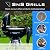 SnS Grills Slow ‘N Sear Elevated Cooking Grate - Compatible with Weber and Other Grills - Heavy Duty Stainless Steel, More Grill Space for Tailgating, Camping, and Backyard Cooking