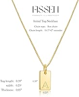 Vista 5 de Collares con letra inicial para mujer, chapados en oro de 14 quilates, delicados, con nombre dorado, dije con inicial personalizada para mujer