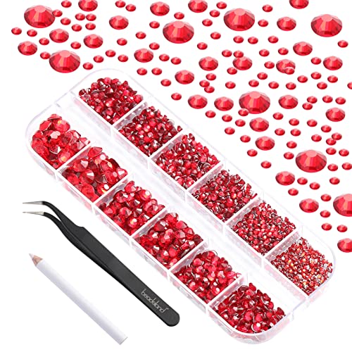 Beadsland 2500pcs Red Rhinestones - Image 2