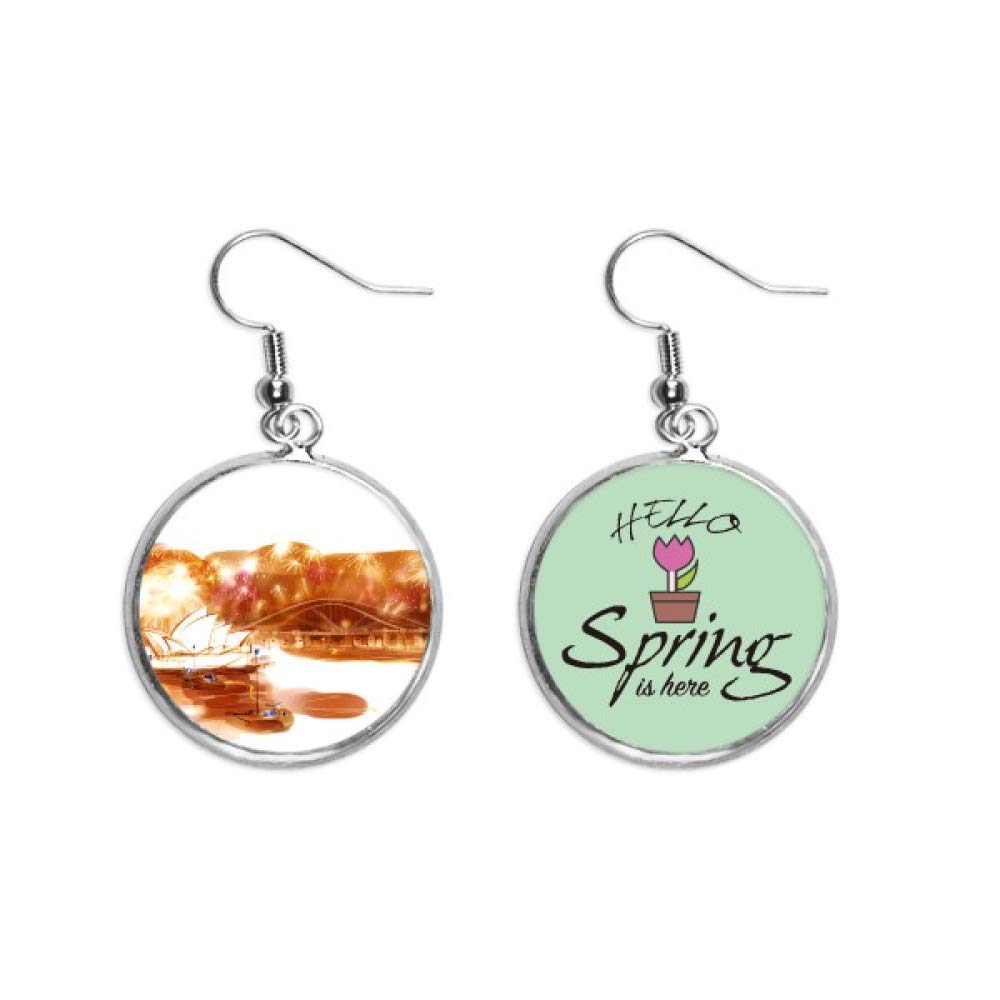 Pendientes de la Ópera de Sídney como regalo original de primavera 5