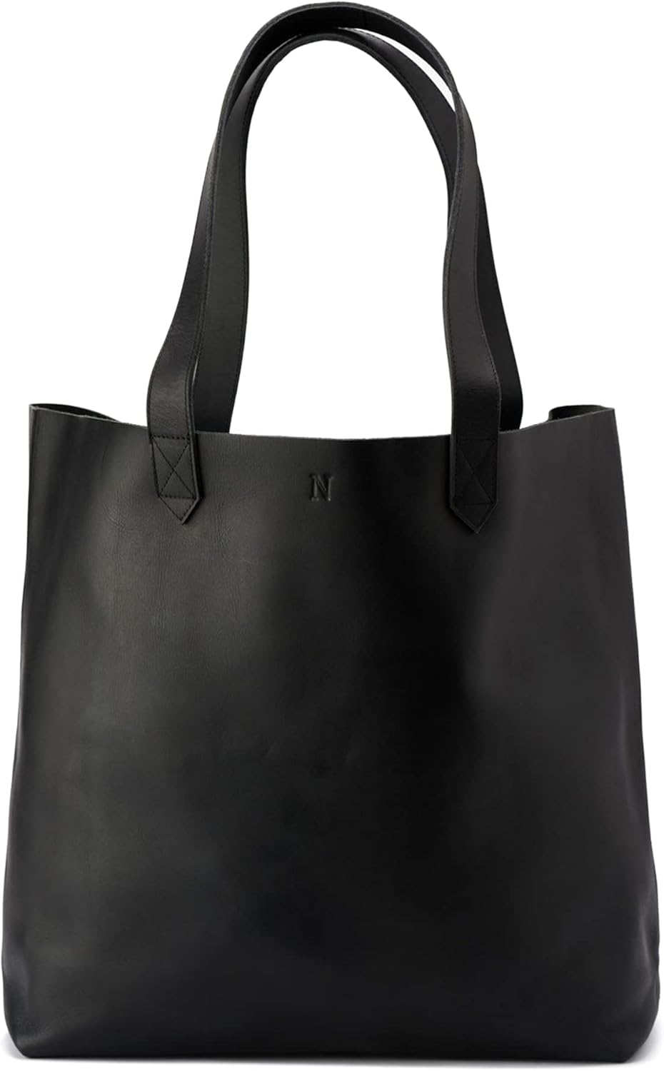 Nisolo Genuine Suede Lori Tote Bag with Inside Pocket Black