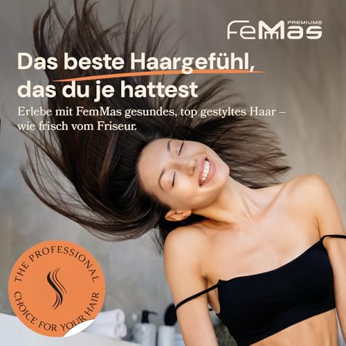 7. Bild von FemMas Haarspray Ultra Stark 400 ml I Stylingspray für Volumen & Glanz I Haar-Spray für ultra starken Halt I natürliches Finish ohne Verkleben I Ultra Strong Hairspray I für alle Haartypen I 1 Stück 400 ml (1er Pack)