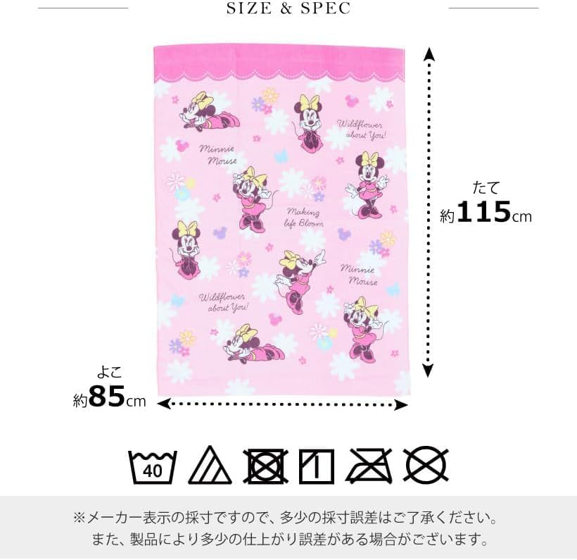 林(Hayashi) バスタオル お昼寝サイズ 約85×115cm きかんしゃトーマス フレンズバッジ KN473100