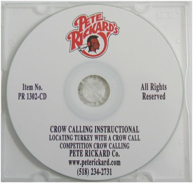Pete Rickard's 1302CD Crow Calling Instructional Locating Turkey CD