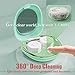 Vastsoon Portable Ultrasonic Contact Lens Cleaning Machine with USB Charger and Solution Soak Case Kit for Soft, Colored, Hard, RGP, and OK Lenses