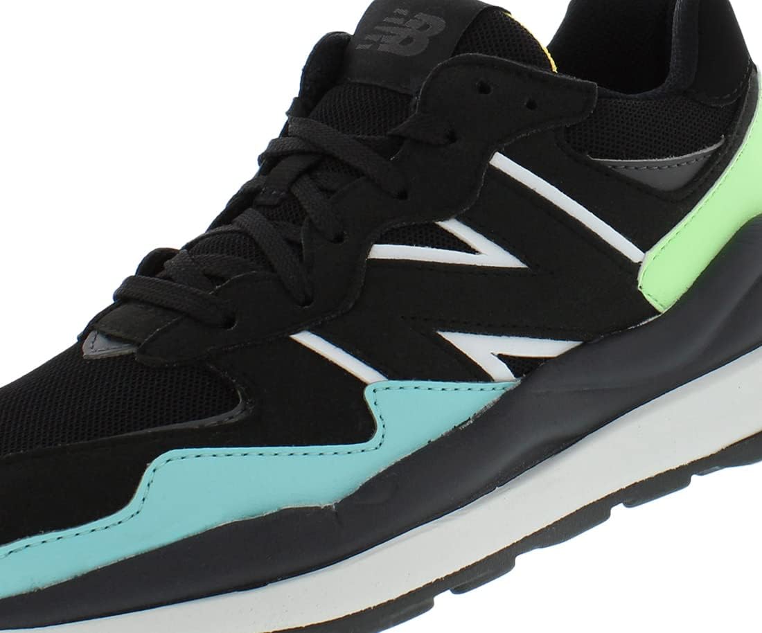 New Balance 5740 GS Girls Shoes Size 5.5, Color: Black/Vibrant Spring Glow - Image 3