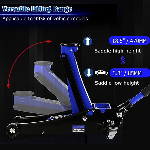 Henf W1239 3 Ton Low Profile Floor Jack thumb #2